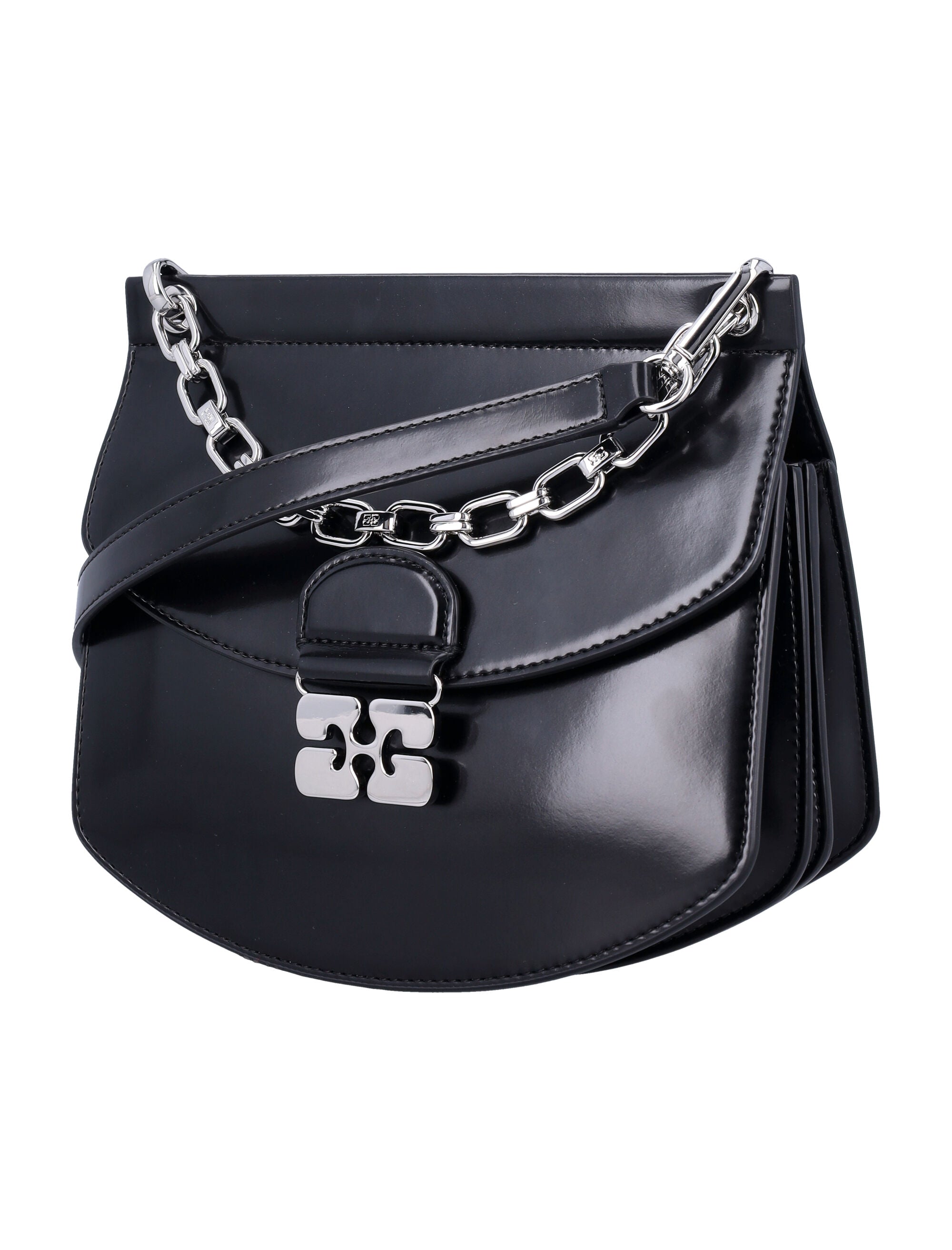 GANNI Mini Crossbody Chain Handbag