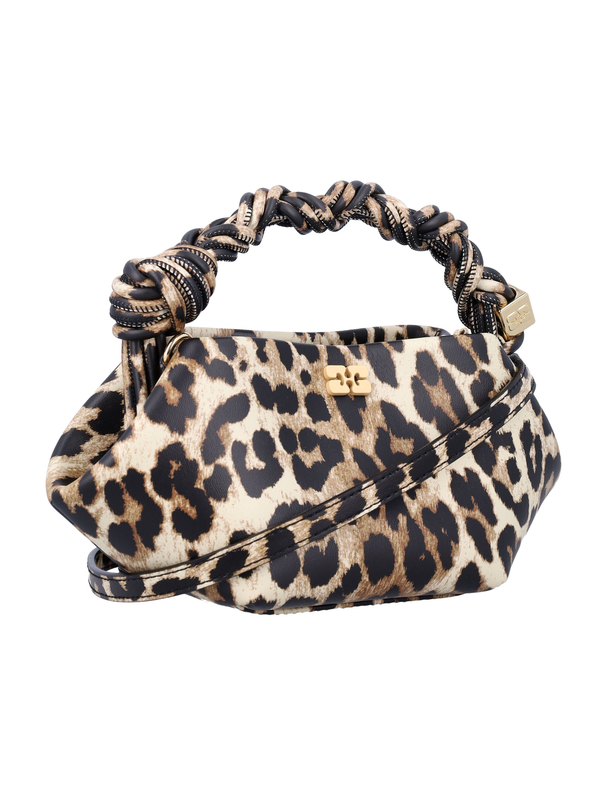 GANNI Mini Braid Handle Handbag