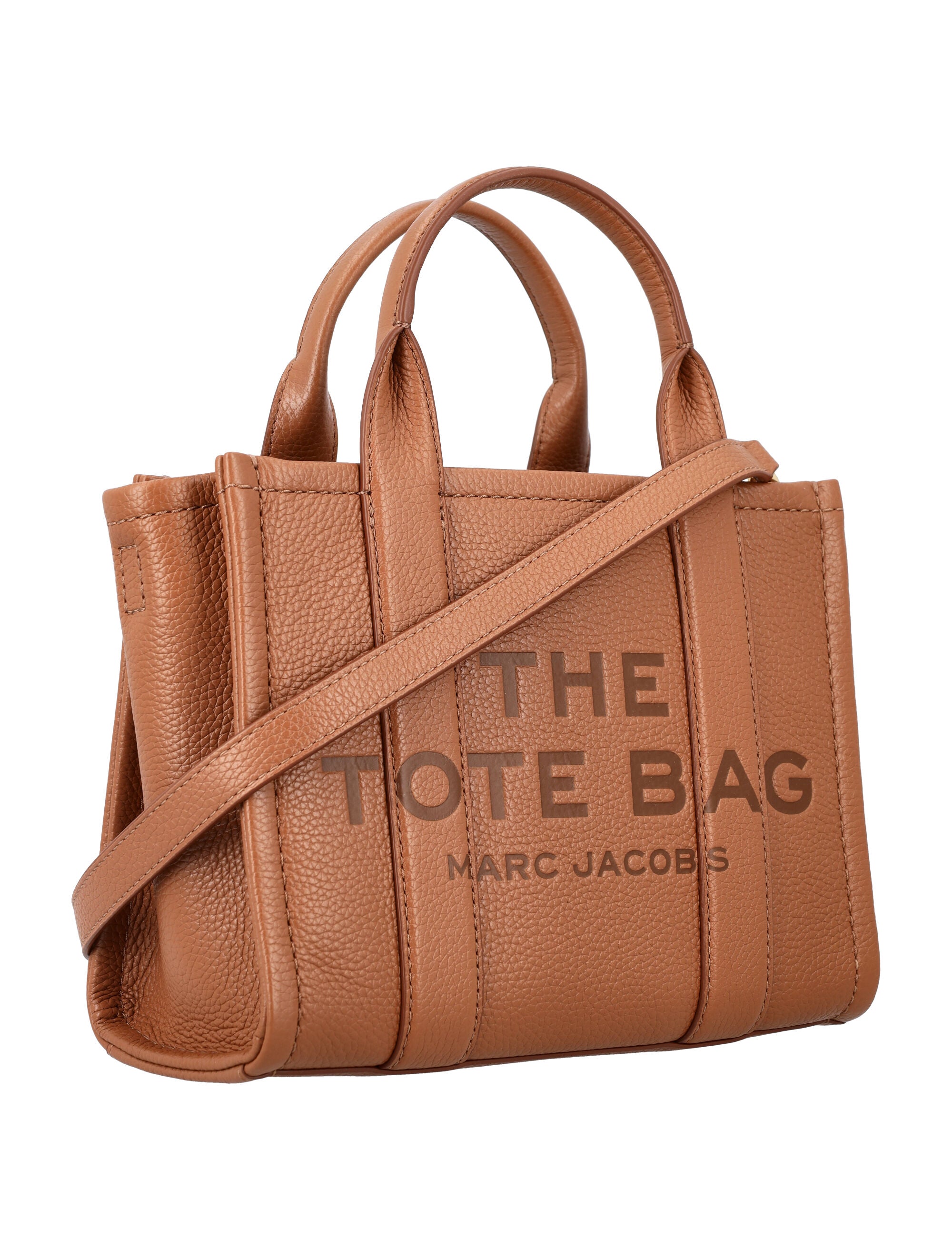MARC JACOBS The Mini Tote Handbag - Chic Grained Leather Design