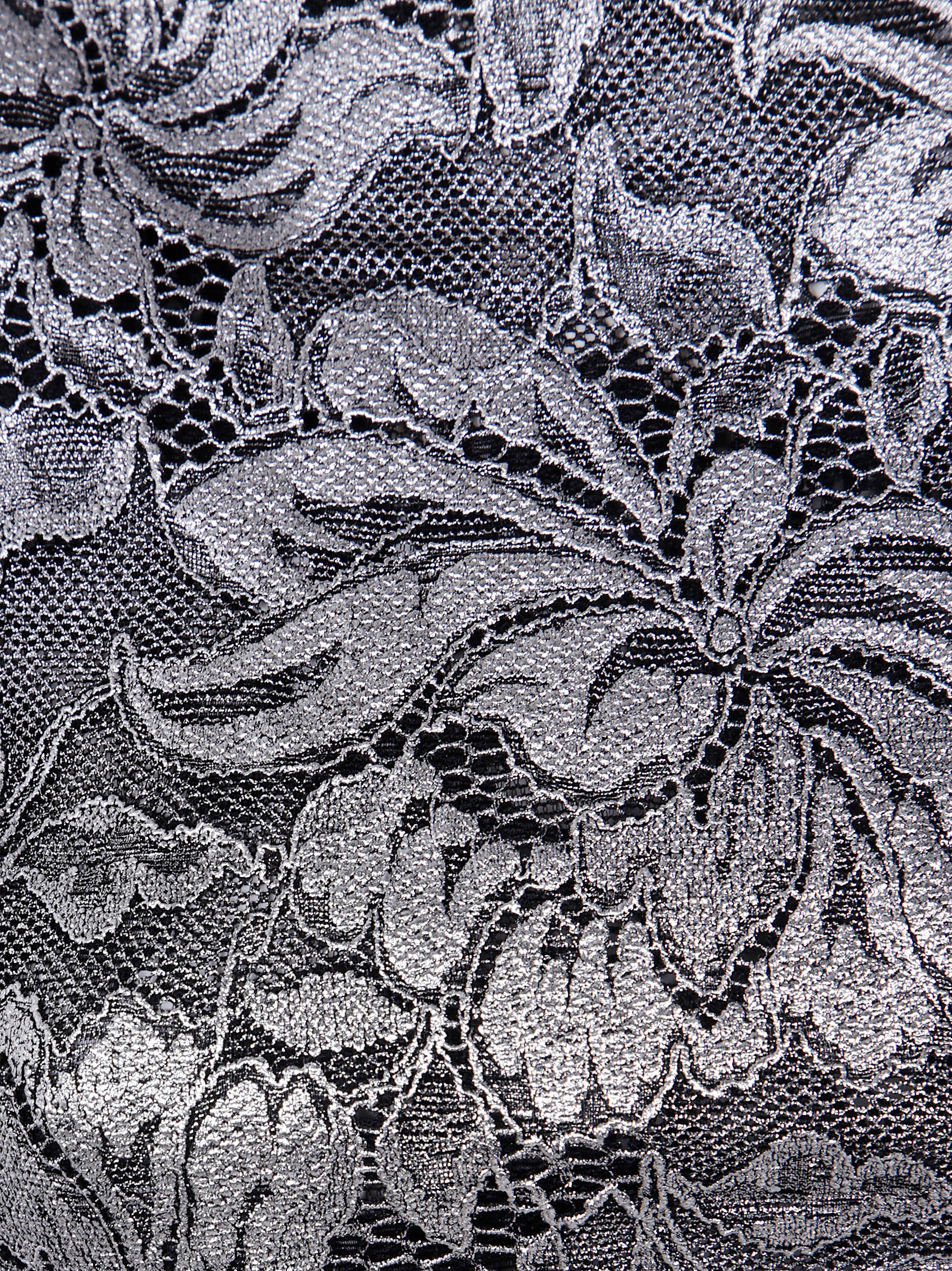 PACO RABANNE Cropped Long Sleeves Lace Top for Women