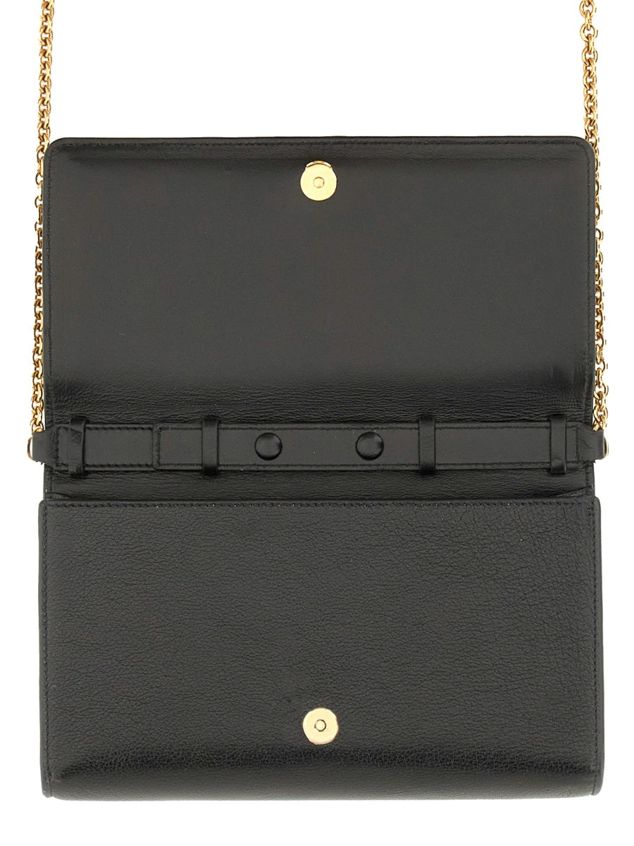 CHLOÉ Iconic Flap and Chain Mini Wallet