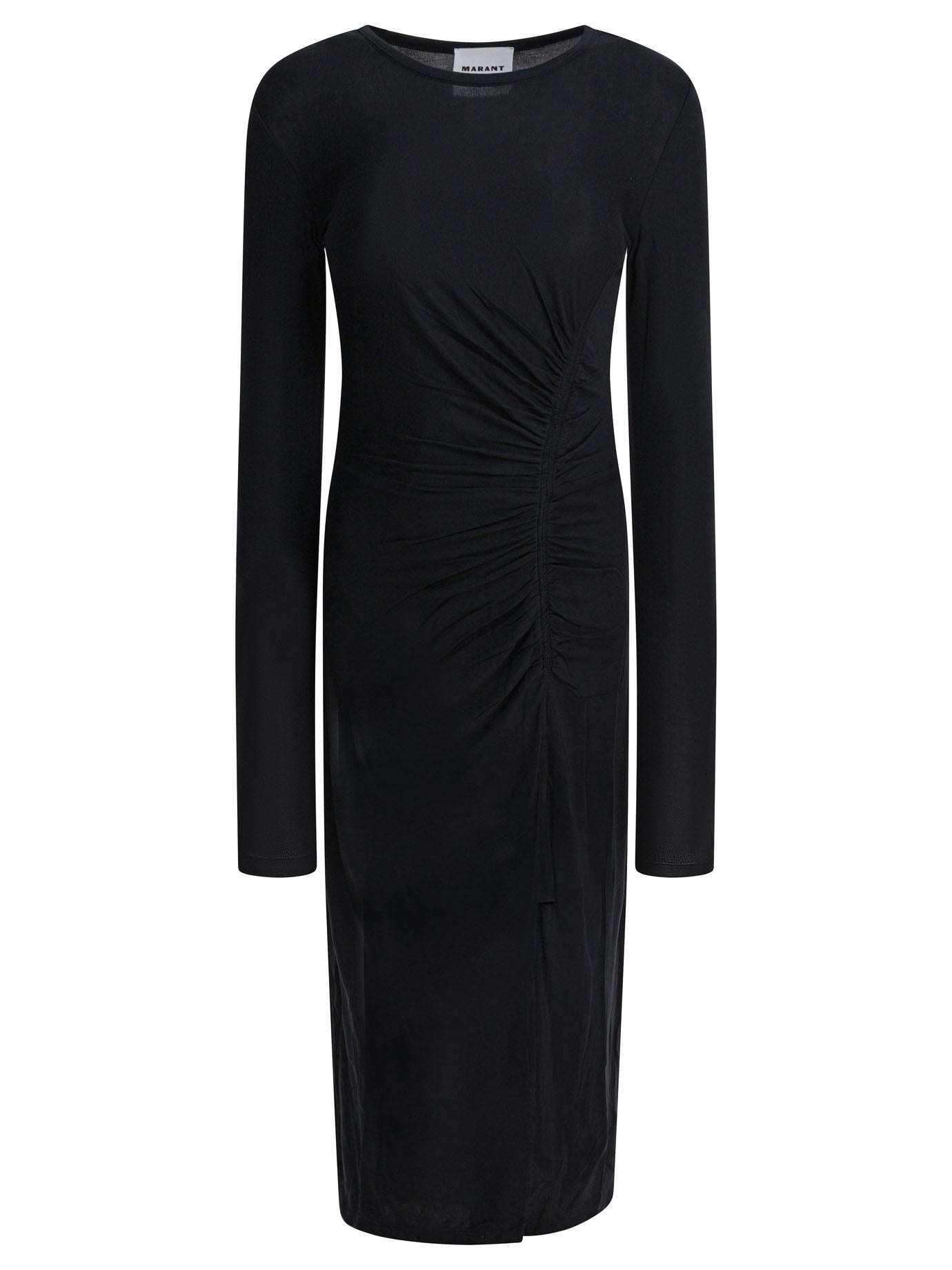 ISABEL MARANT ETOILE Slim Fit Draped Long Sleeve Dress