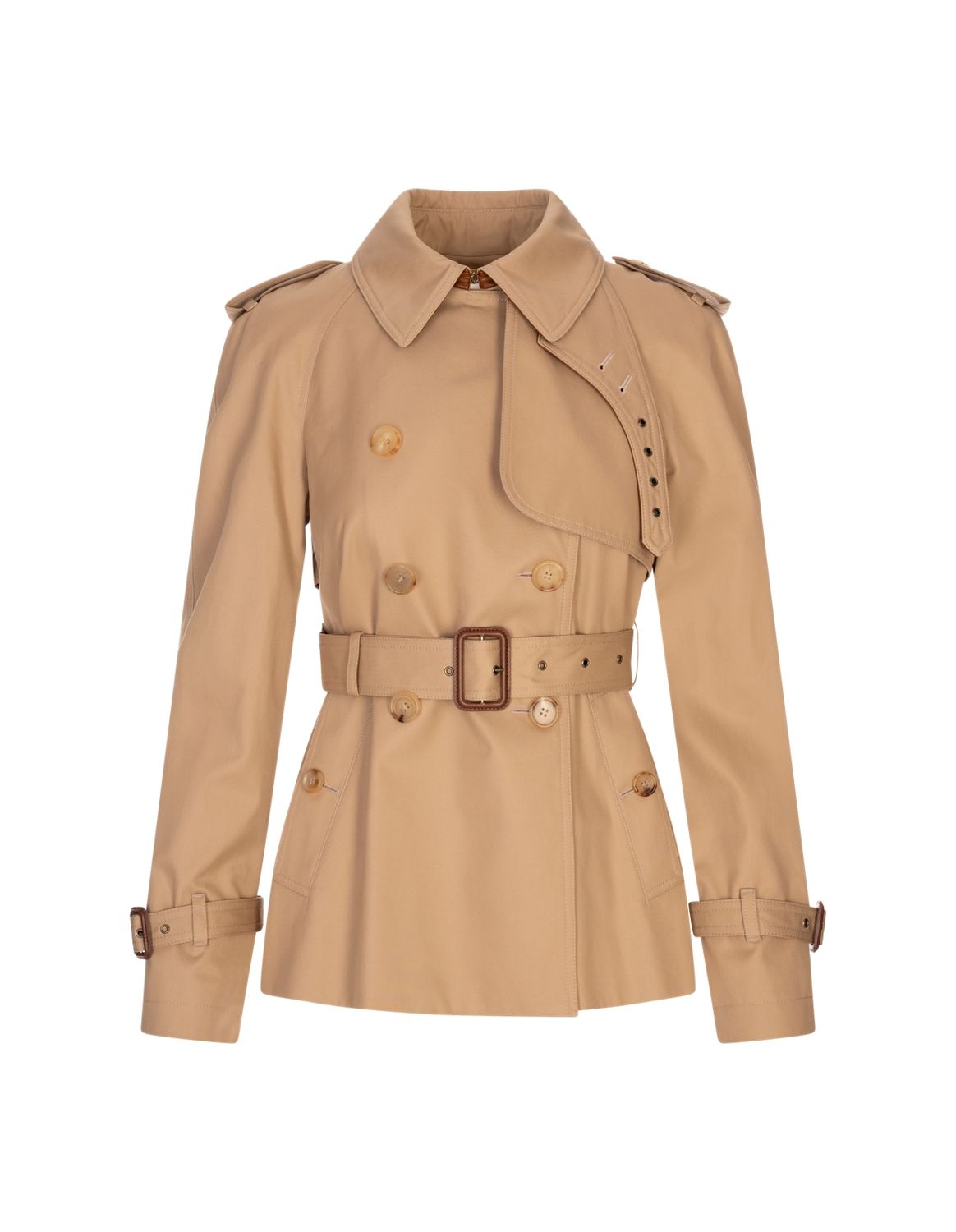 CHLOÉ Womens Mini Short Trench Jacket