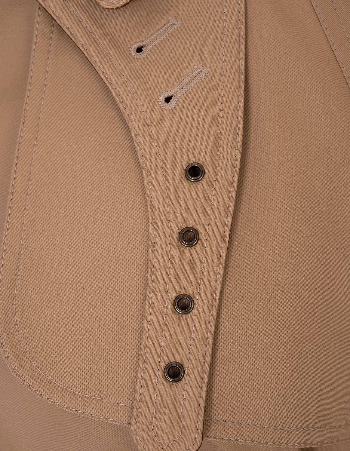 CHLOÉ Womens Mini Short Trench Jacket