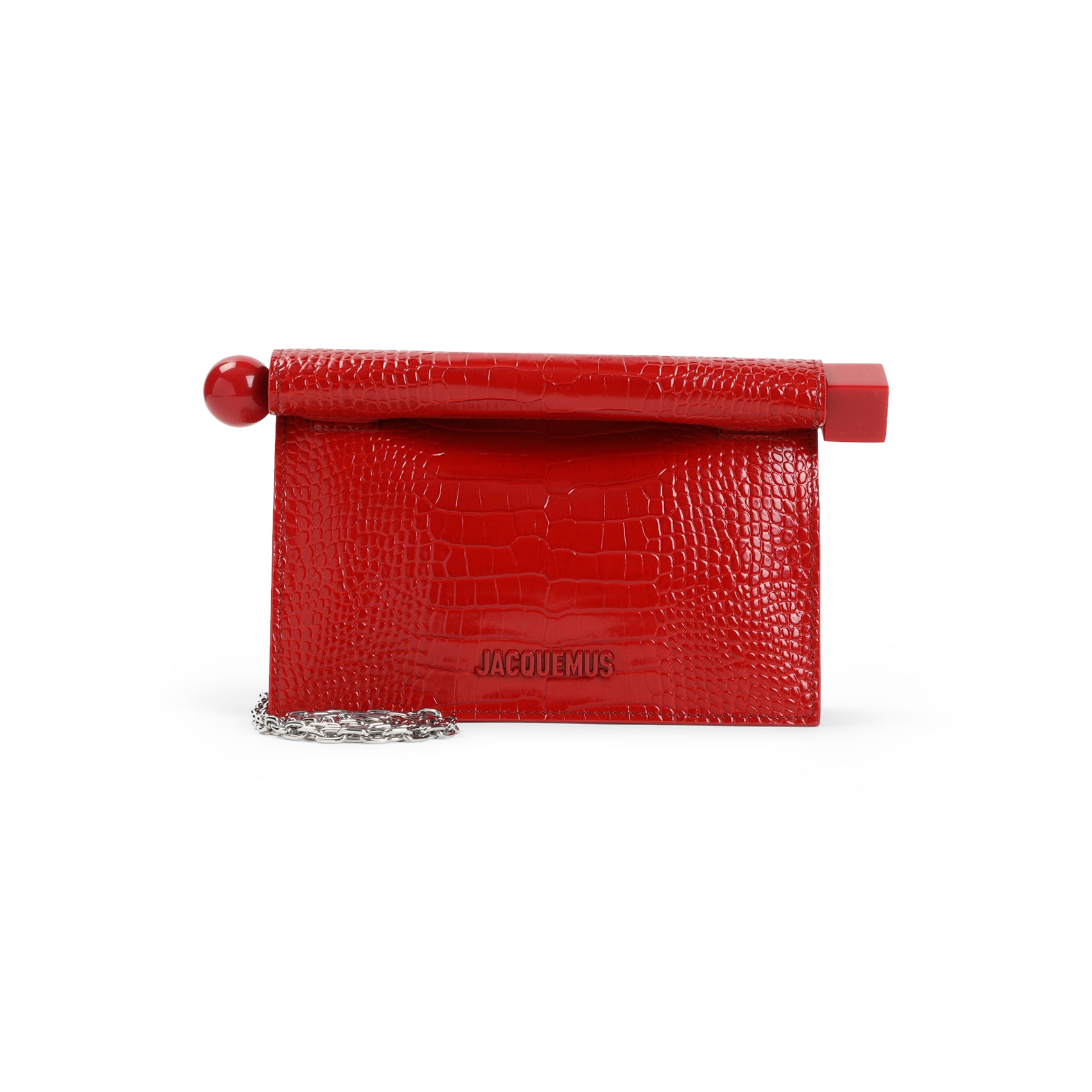 JACQUEMUS Mini Round Square Handbag - 12.5cm x 9.5cm x 6.5cm