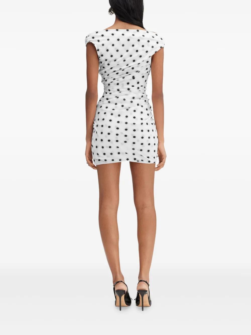 JACQUEMUS Mini Print Dots Dress