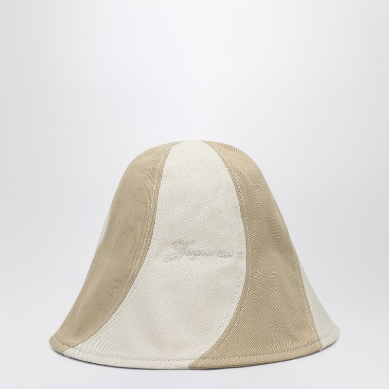 JACQUEMUS Striped Canvas Bob Hat for Women - SS25