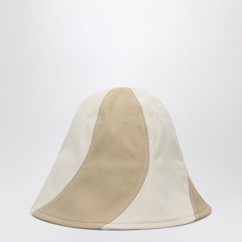 JACQUEMUS Striped Canvas Bob Hat for Women - SS25