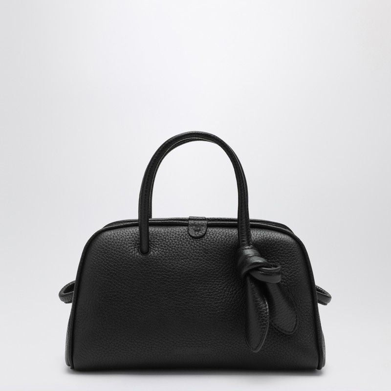 JACQUEMUS Mini Leather Bowling Handbag