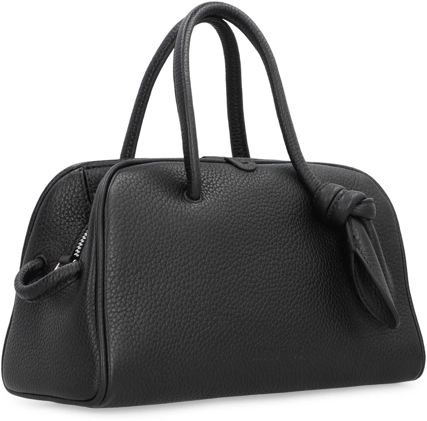 JACQUEMUS Mini Crushed Leather Handbag