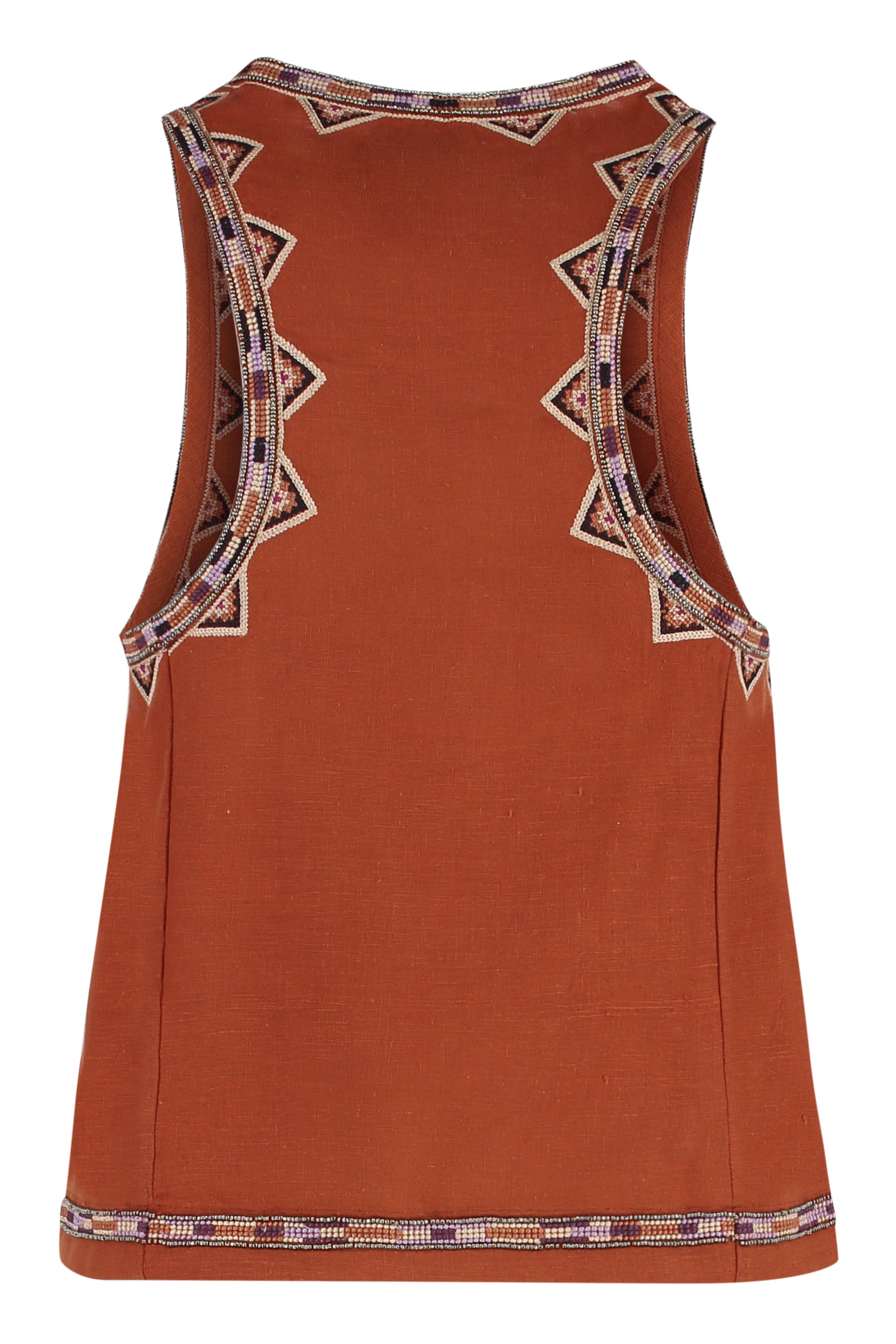 ISABEL MARANT Front Cut-Out Detail Silk Top for Women