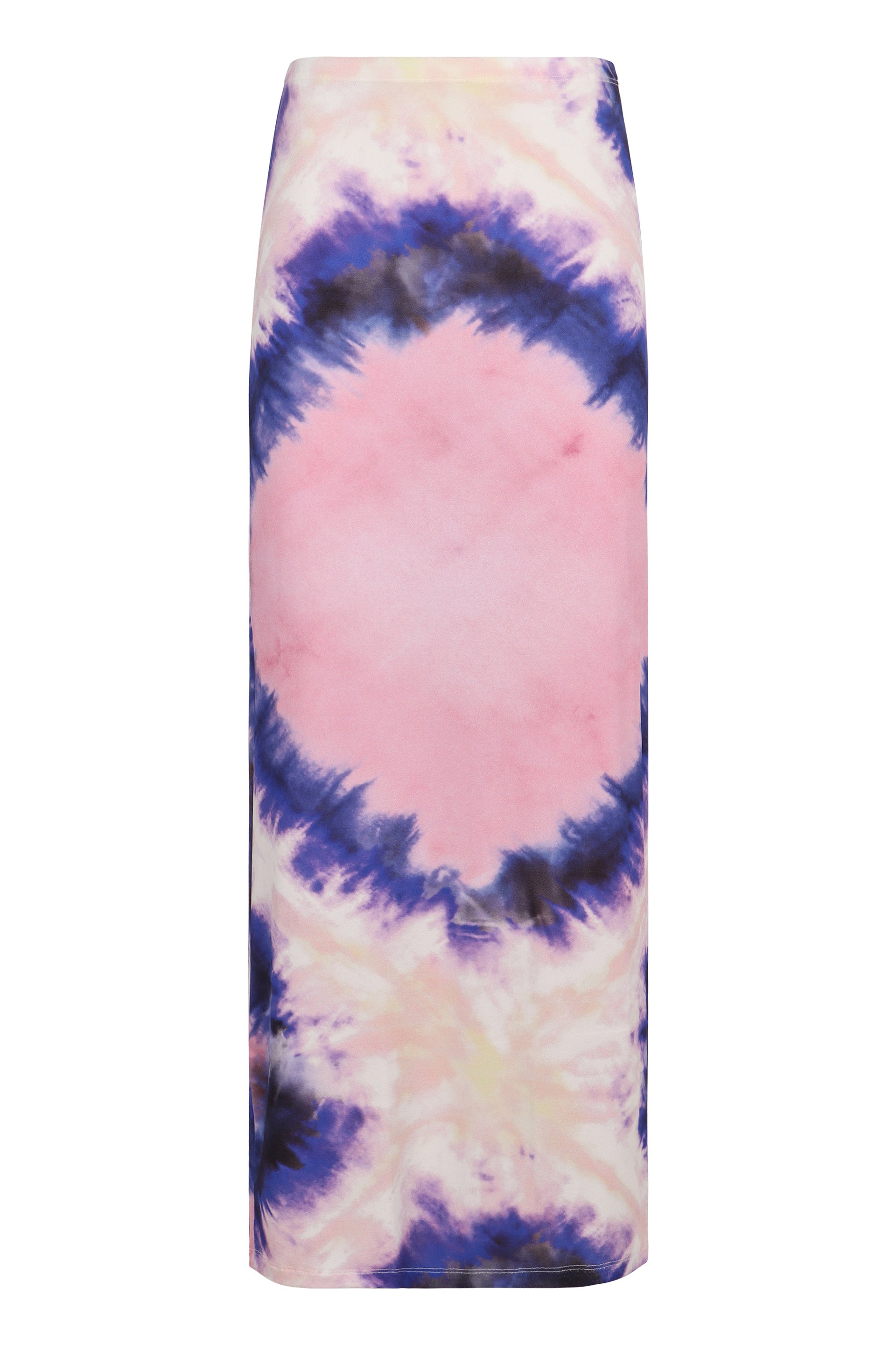 PACO RABANNE Printed Skirt with Tie-Dye Effect
