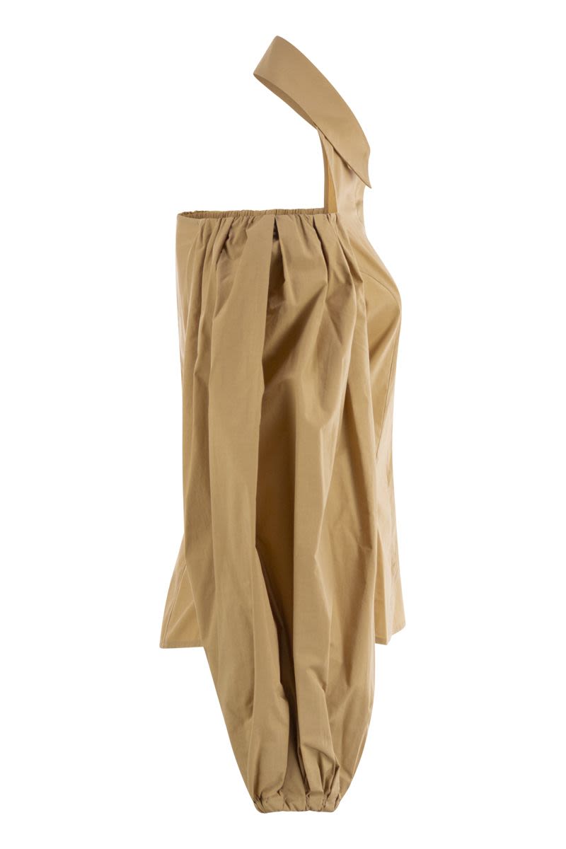 MVP WARDROBE Cotton Shirt with Balloon Sleeves