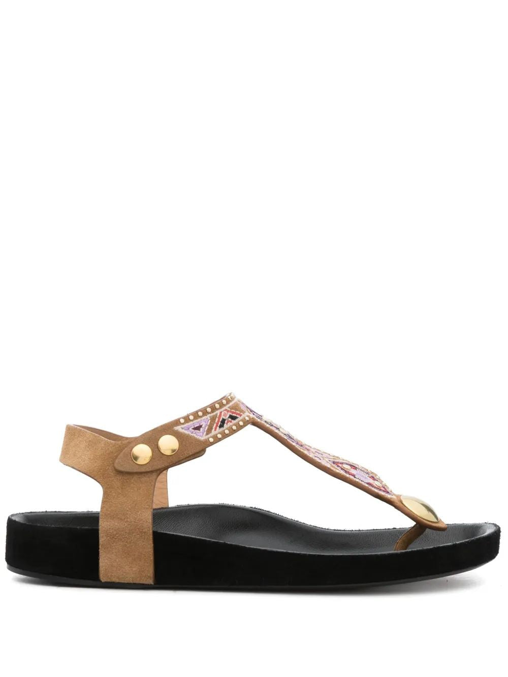ISABEL MARANT Chic Leather Mini Sandals