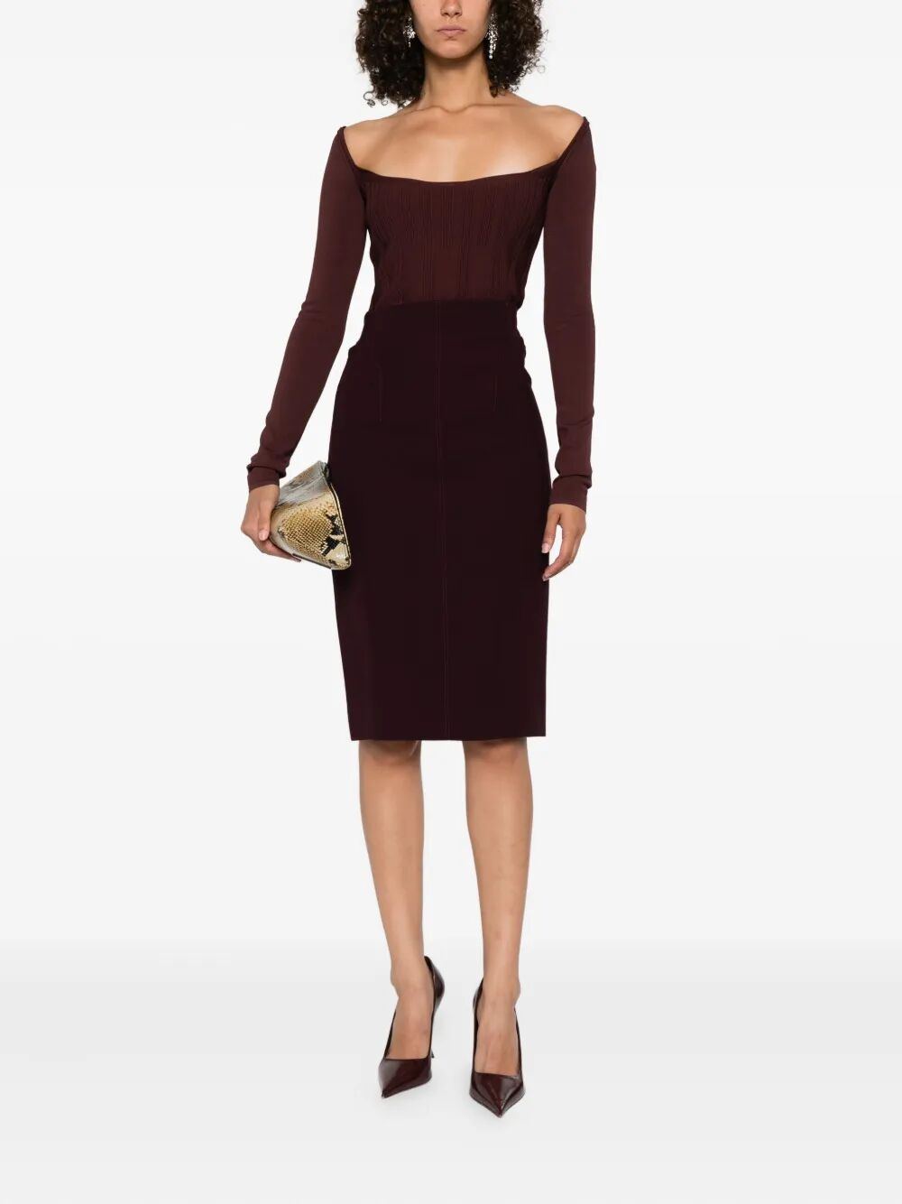 MUGLER Elegant Midi Skirt for Women