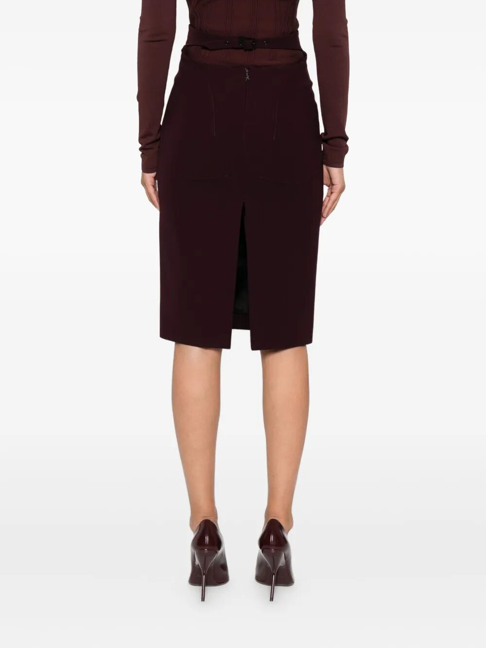MUGLER Elegant Midi Skirt for Women