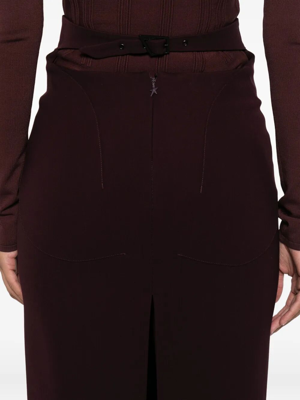 MUGLER Elegant Midi Skirt for Women
