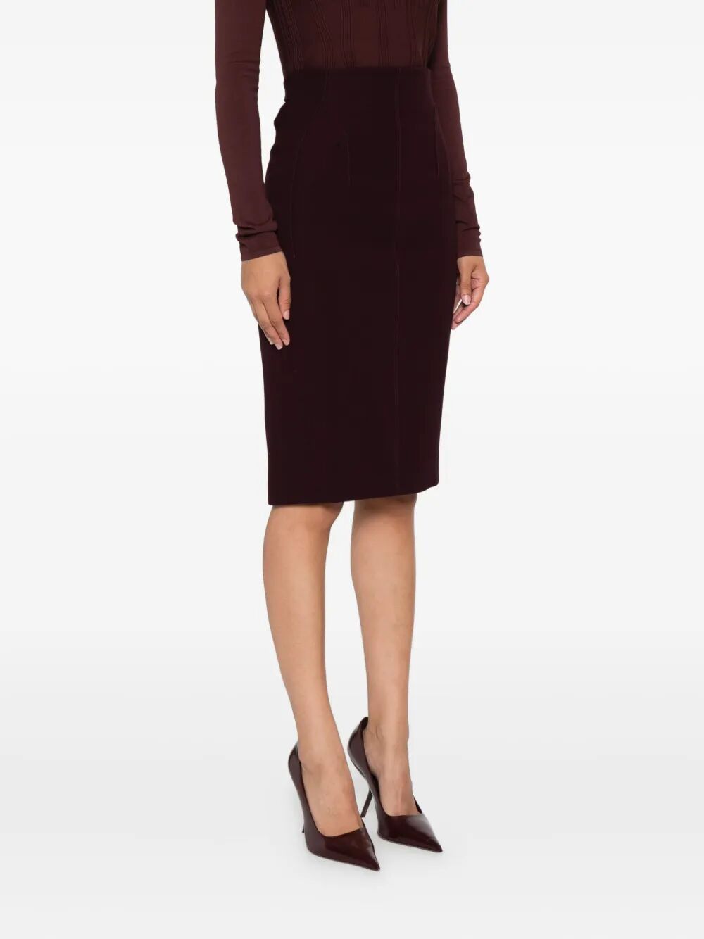 MUGLER Elegant Midi Skirt for Women