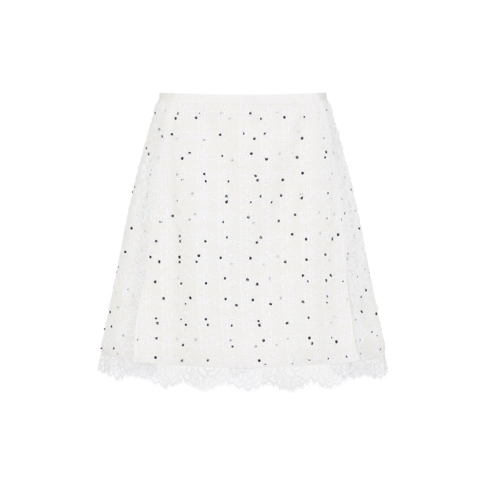 GIAMBATTISTA VALLI Flared Cotton Mini Skirt