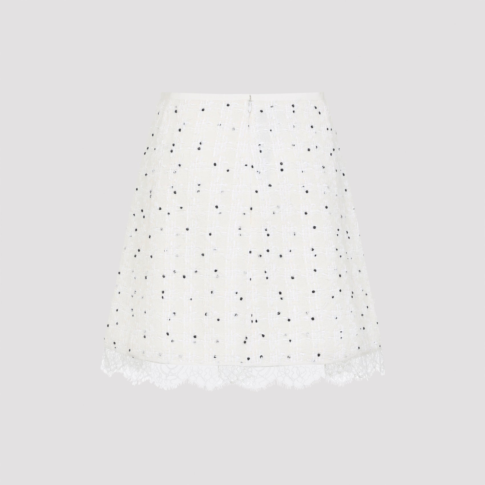 GIAMBATTISTA VALLI Flared Cotton Mini Skirt