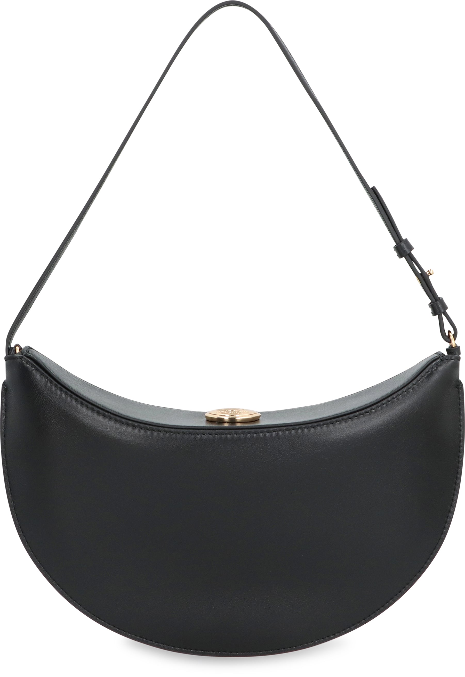 JACQUEMUS Mini Oval Leather Shoulder Handbag