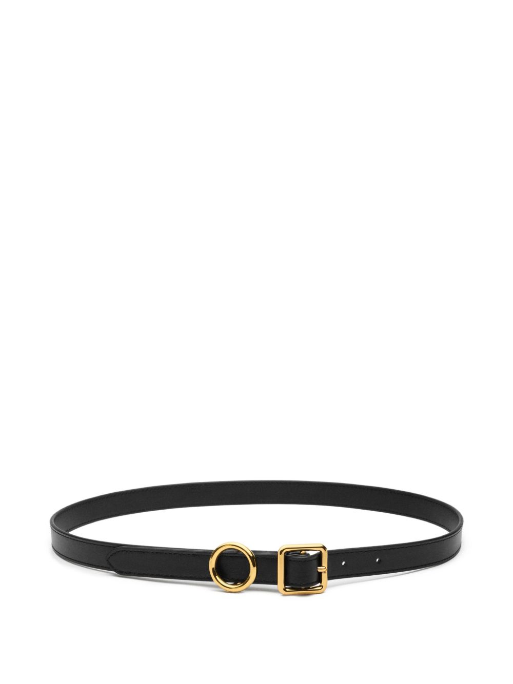 JACQUEMUS Gift Belt with Gold Buckle