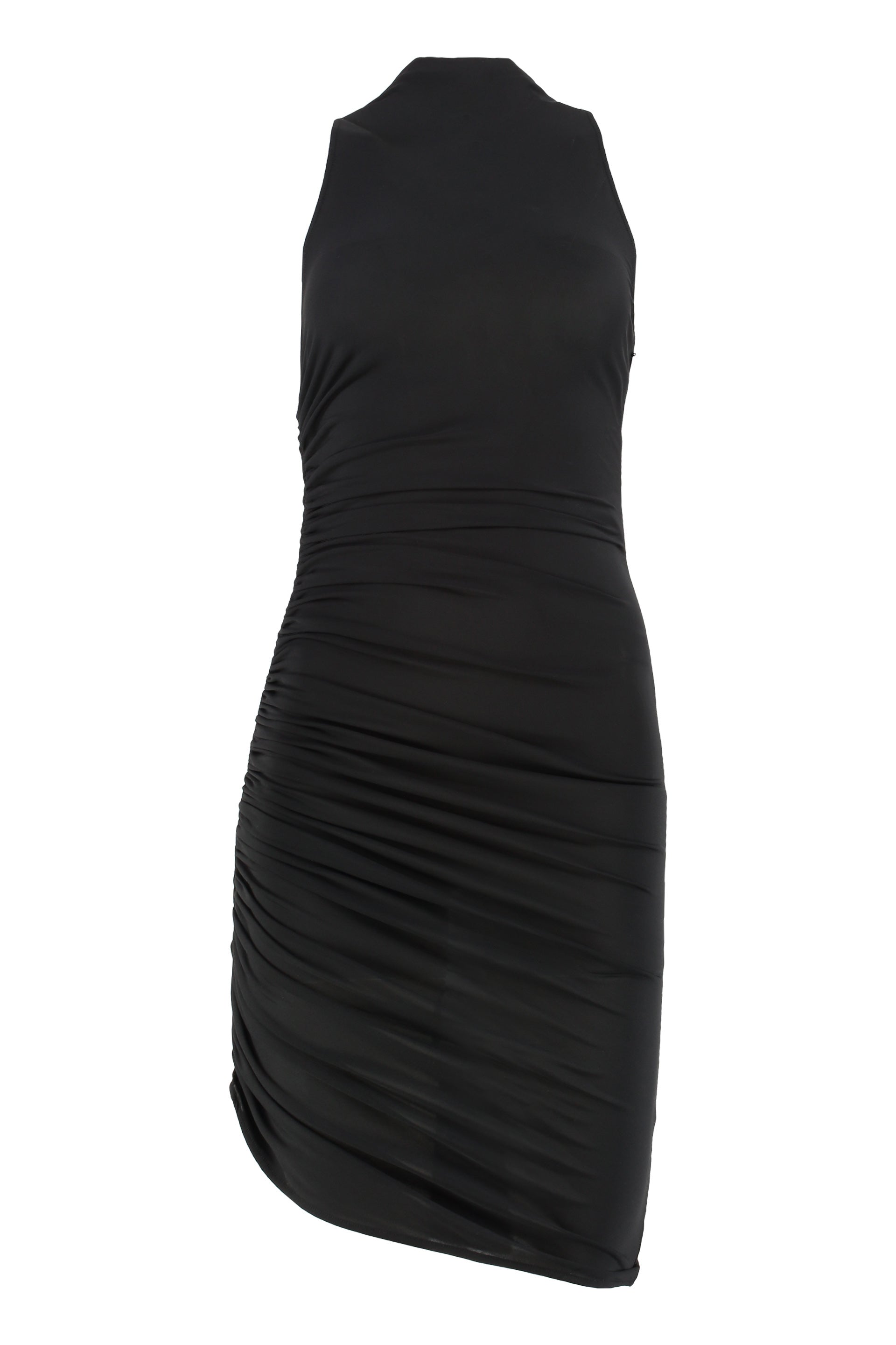 JACQUEMUS Mini Asymmetric Dress with Draped Details