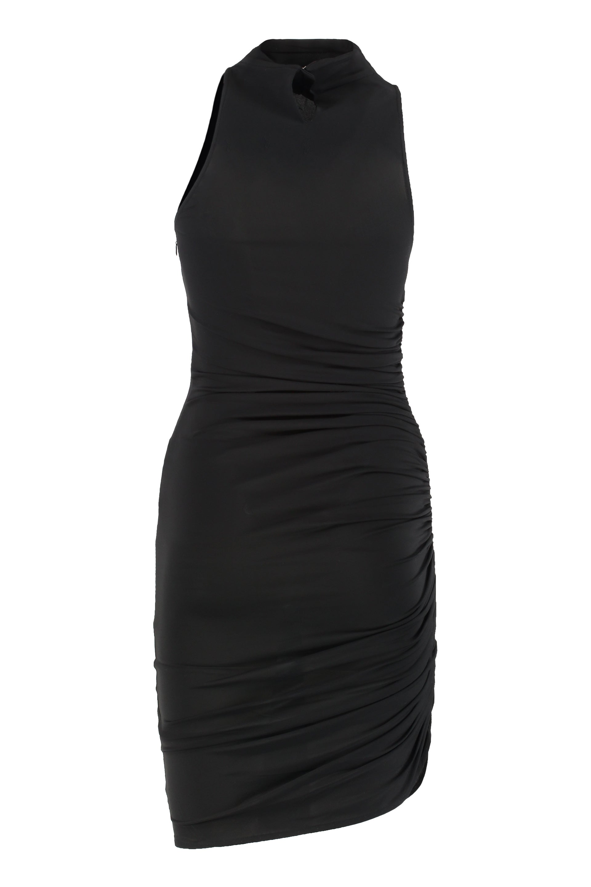 JACQUEMUS Mini Asymmetric Dress with Draped Details