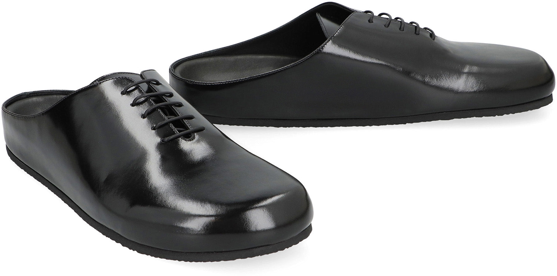 JACQUEMUS Men's Rounded Tip Derby Dress Shoes