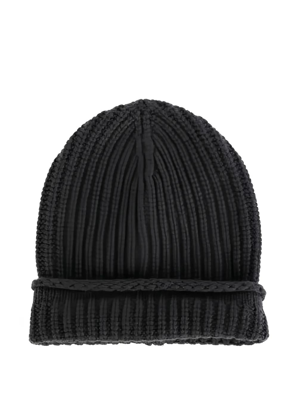 CASEY CASEY Ribbed Roll-Up Beanie
