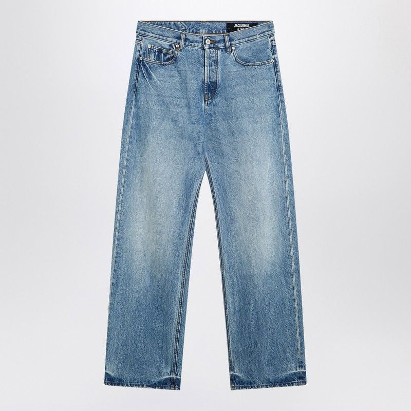 JACQUEMUS Straight Leg Denim Pants - Men's 33