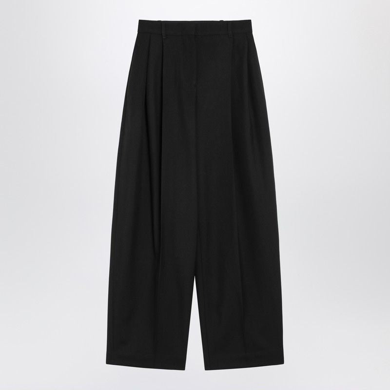 JACQUEMUS Wide Pleated Trousers - High Waist