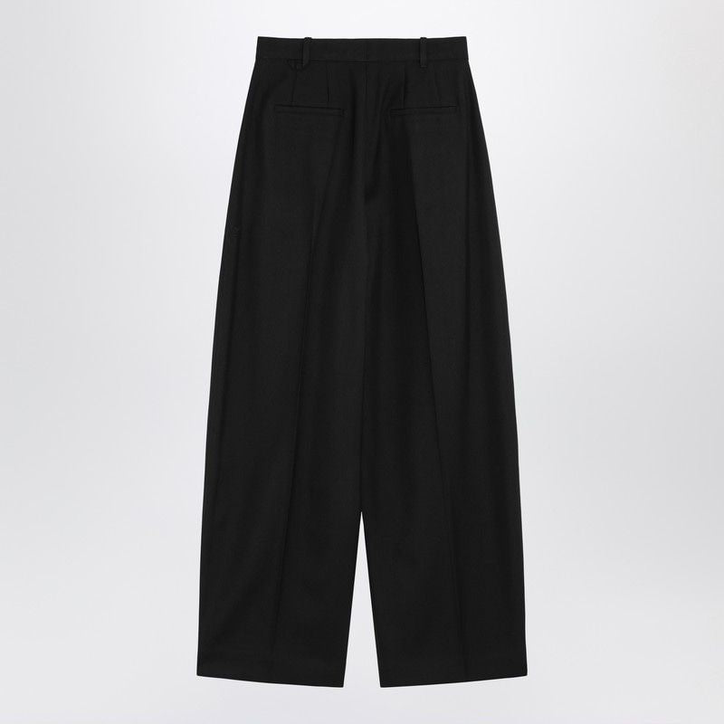 JACQUEMUS Wide Pleated Trousers - High Waist
