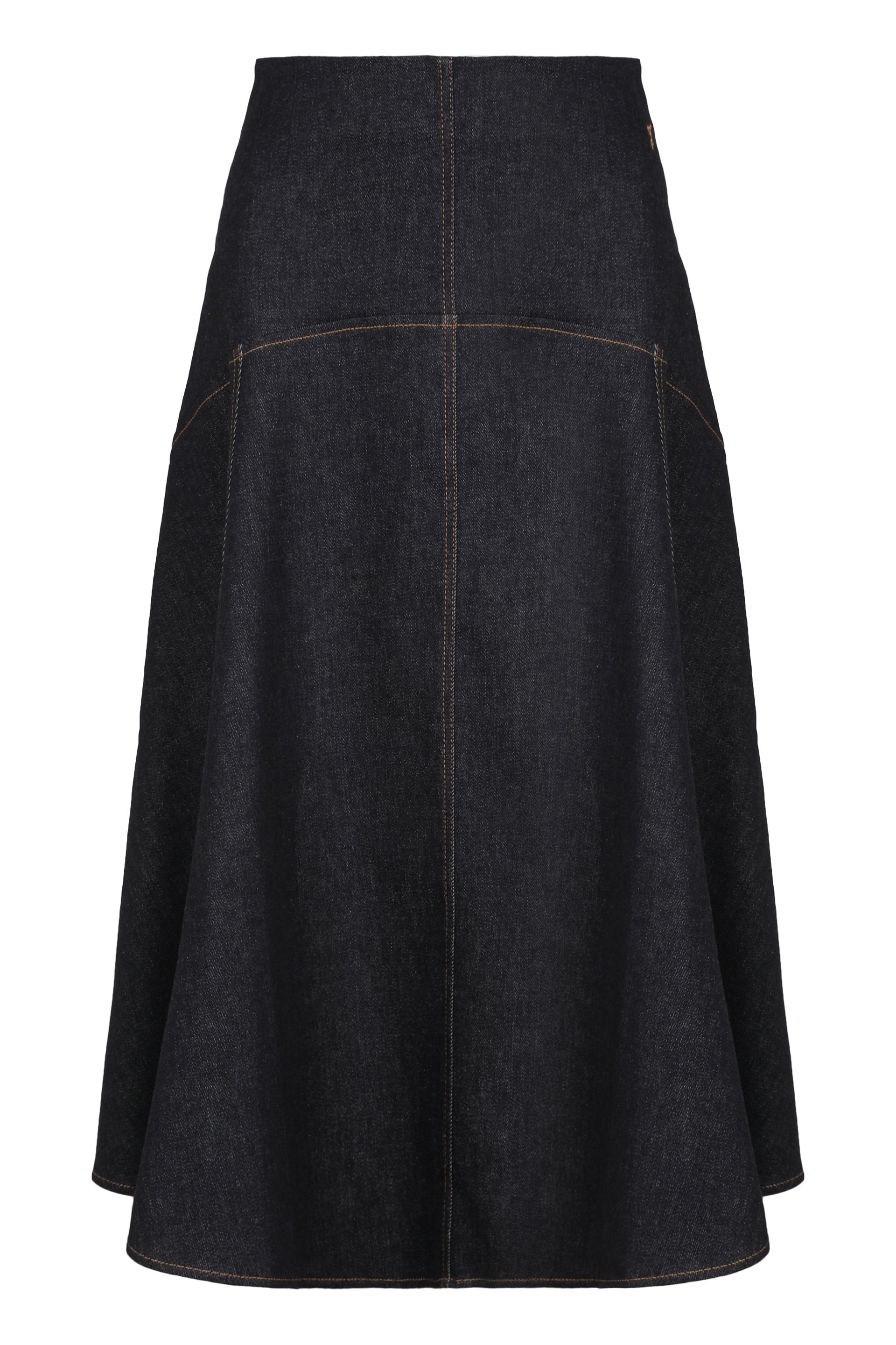 JACQUEMUS Flared Denim Skirt - The Triangle Edition