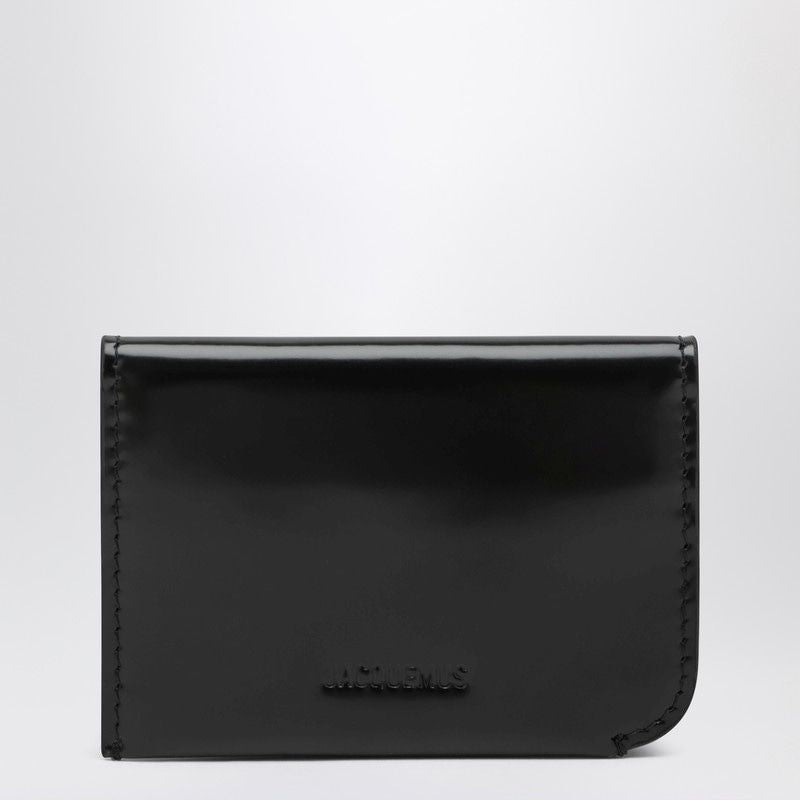 JACQUEMUS Curved Leather Cardholder - FW25 Mini Edition
