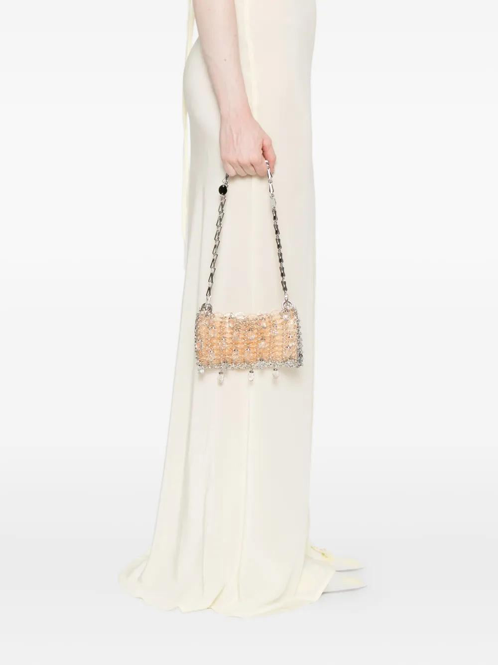 PACO RABANNE 1969 Disc Charm Chain Shoulder Mini Handbag