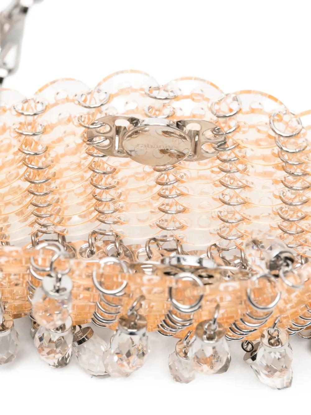 PACO RABANNE 1969 Disc Charm Chain Shoulder Mini Handbag