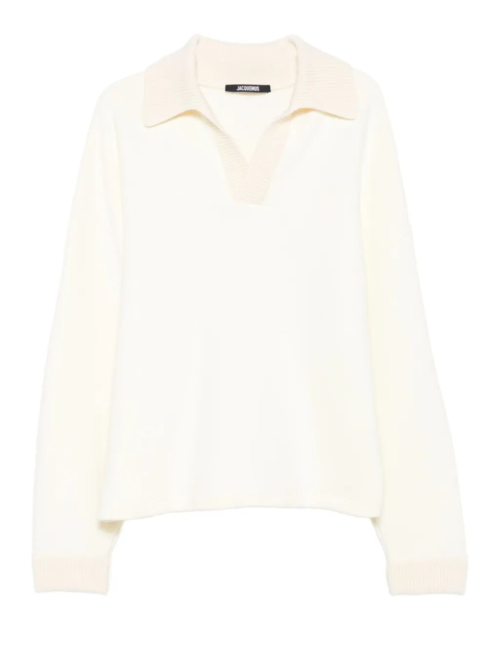 JACQUEMUS Long Sleeve Polo Shirt - Casual Elegance