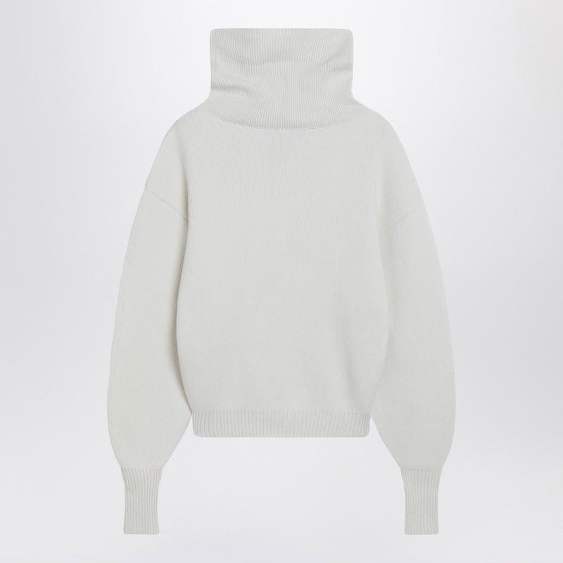 JACQUEMUS Balloon Sleeve Pullover Sweater – Relaxed Fit