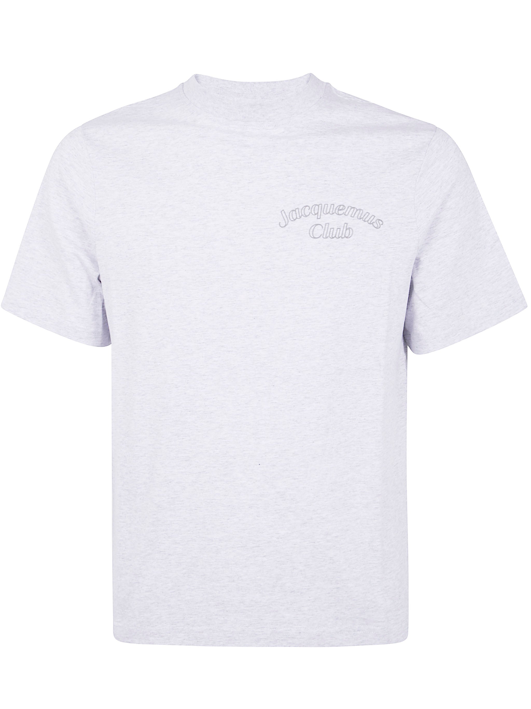 JACQUEMUS Velvet Effect Logo Print T-Shirt