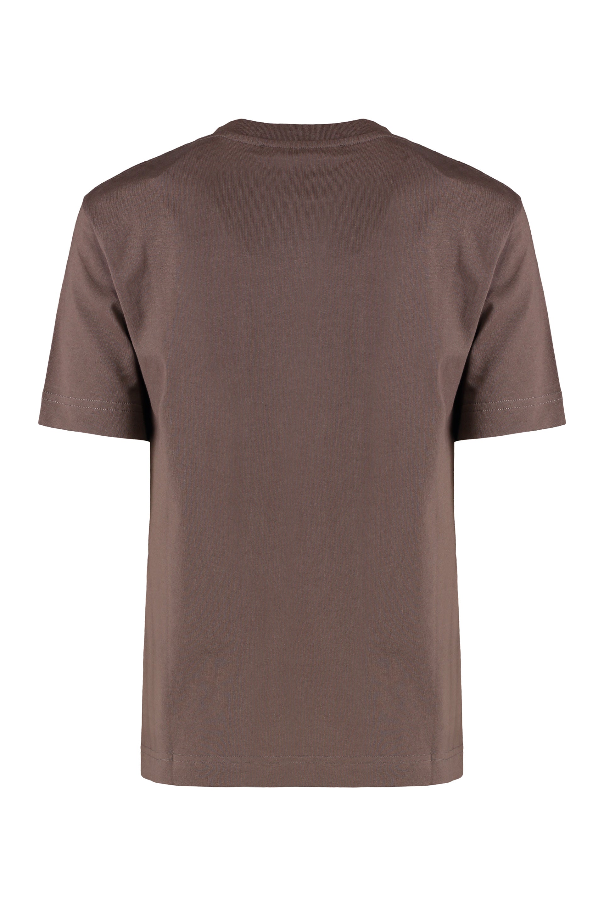 JACQUEMUS Classic Crew Neck Tee with Logo Patch