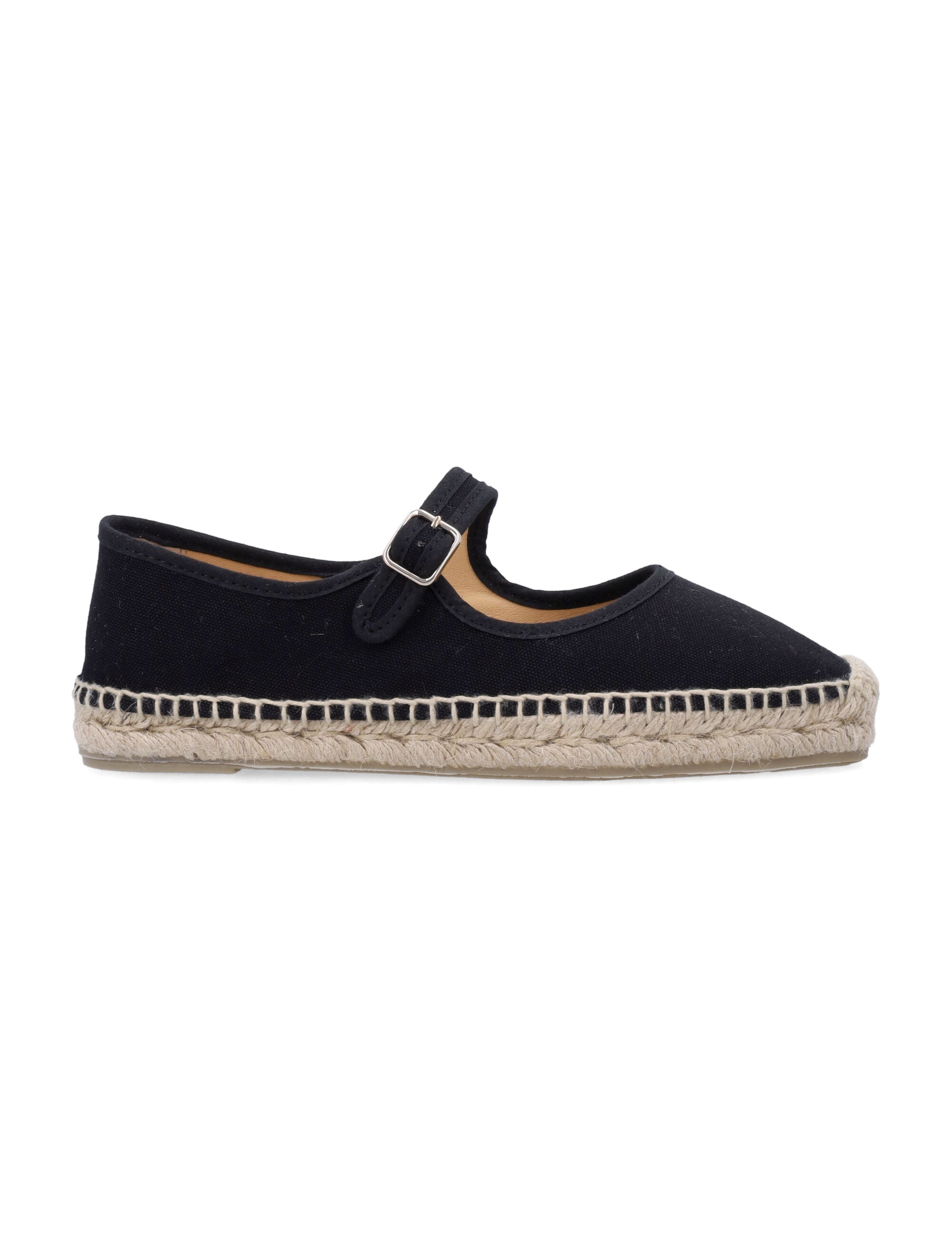 CASTAÑER Classic Mary-Jane Style Flat Espadrille