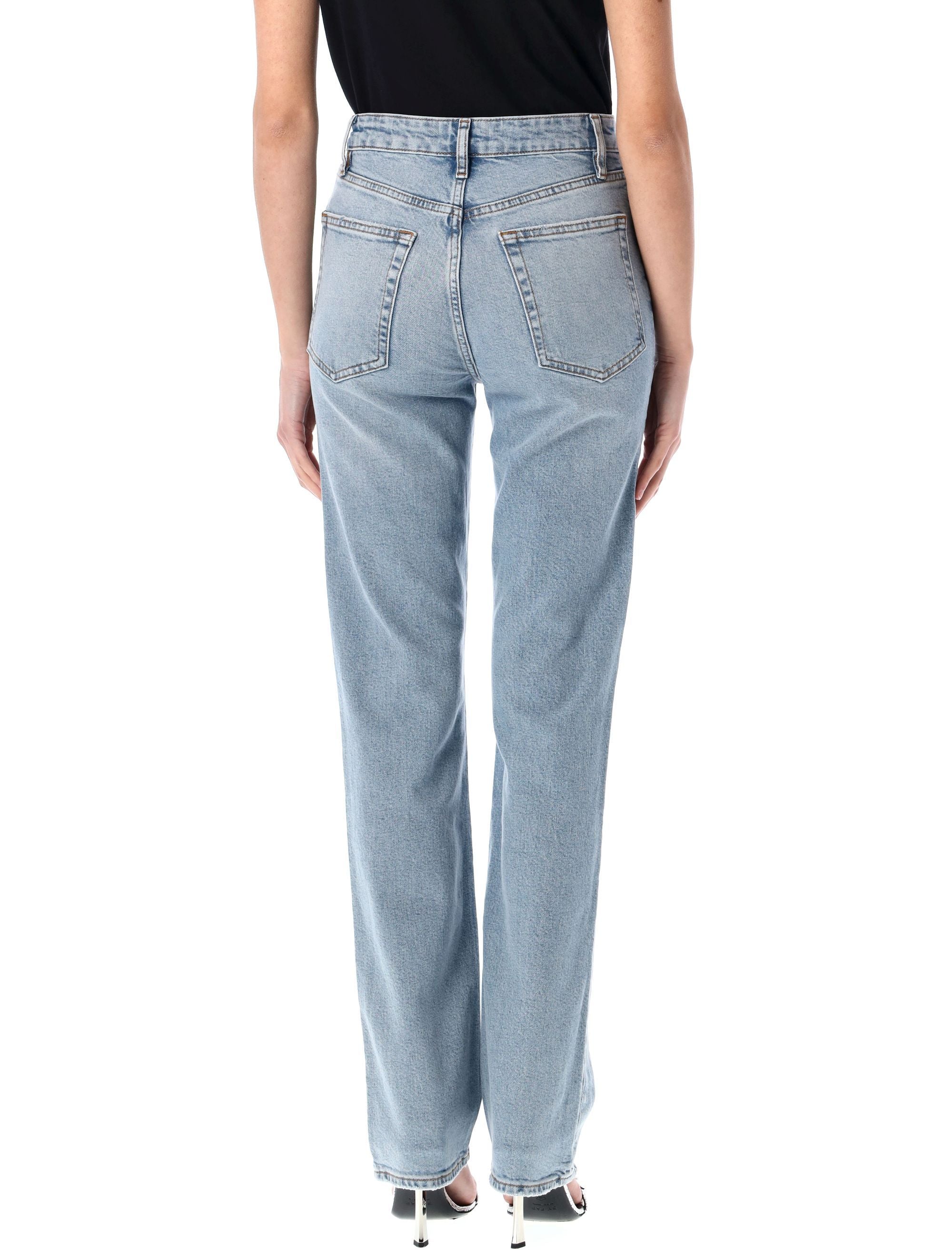 FRAME High-Rise Straight Leg Jeans - Size 26