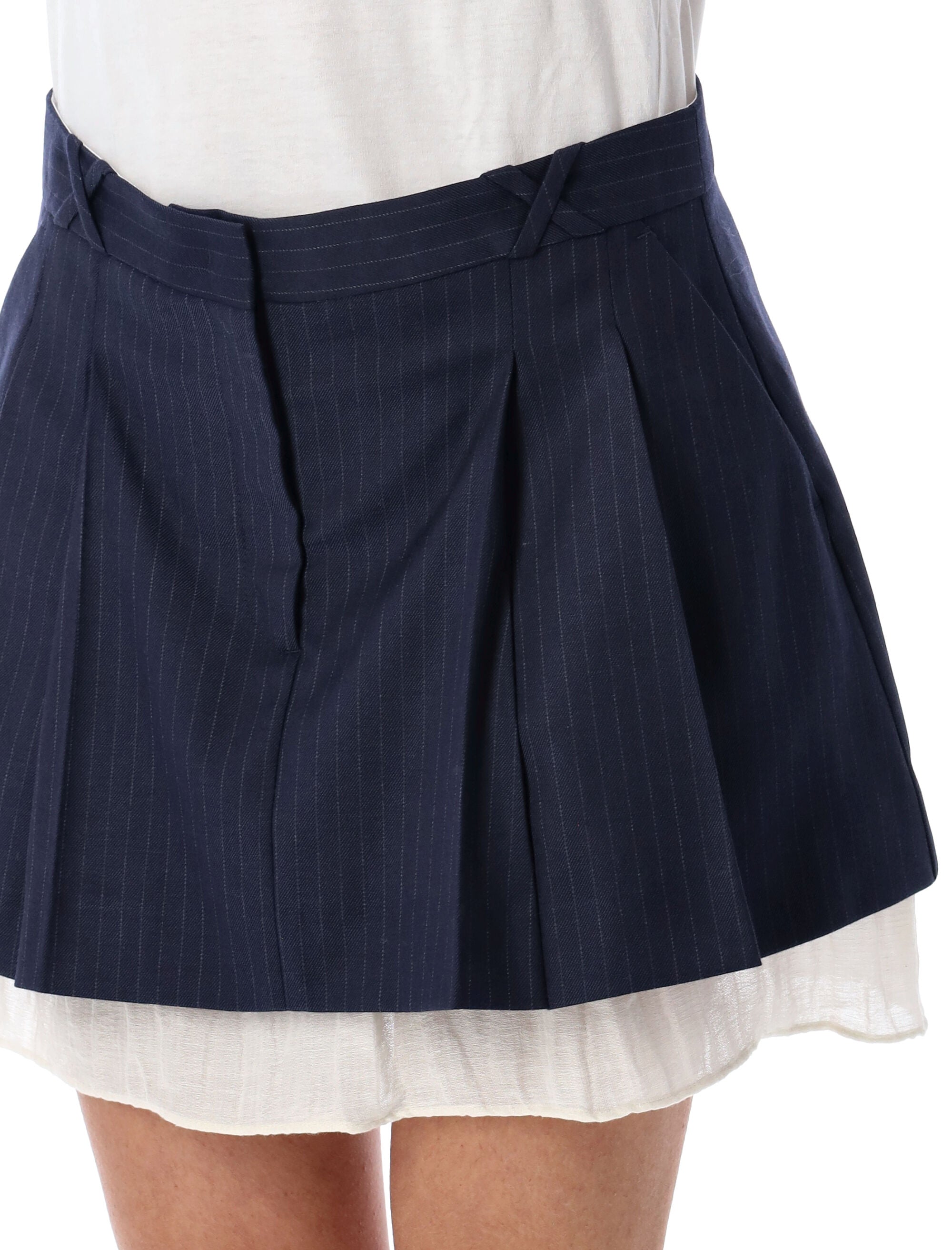 THE GARMENT Classic Pleated Mini Skirt - Size 8