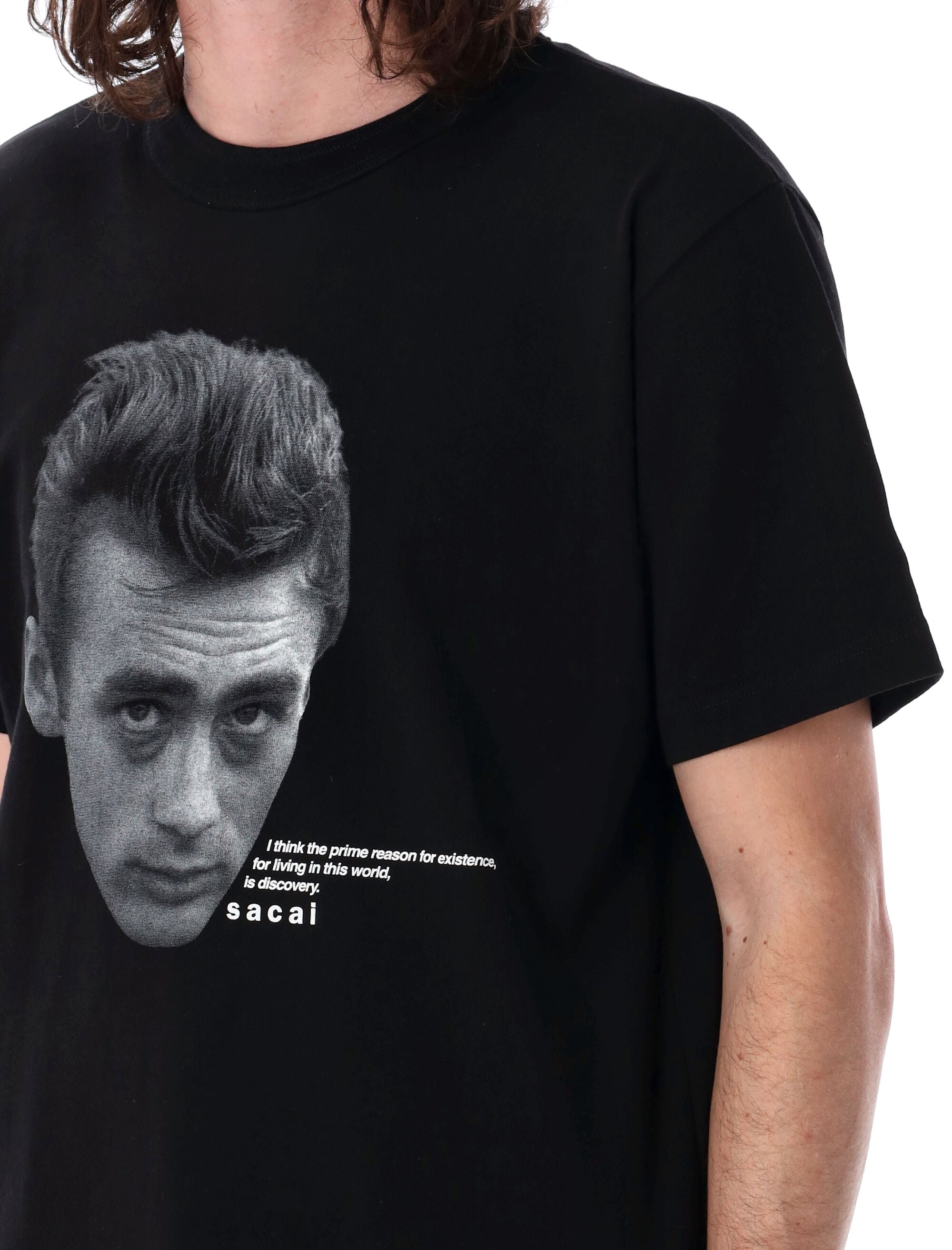 SACAI Loose Fit James Dean Graphic T-Shirt - Size 3