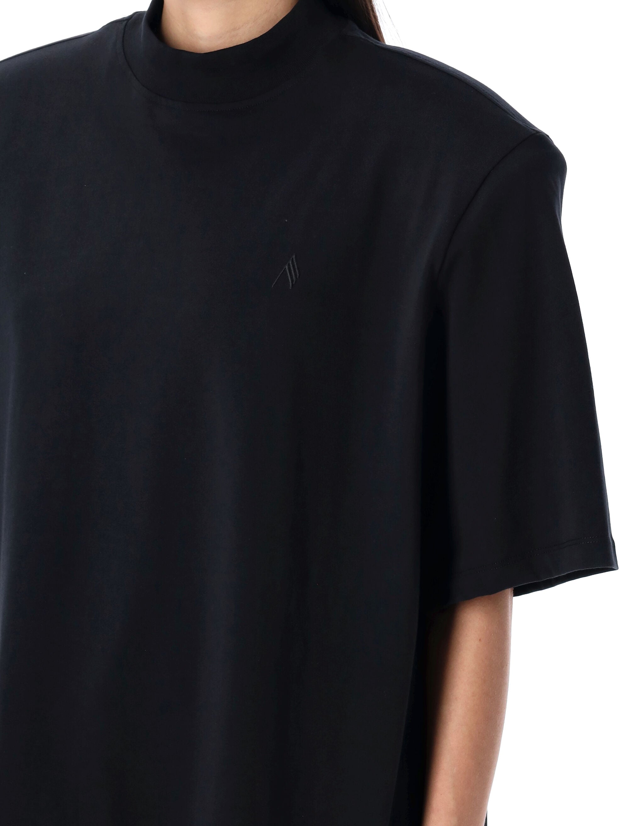 THE ATTICO Kylie T-Shirt - Oversized Fit with Shoulder Pads