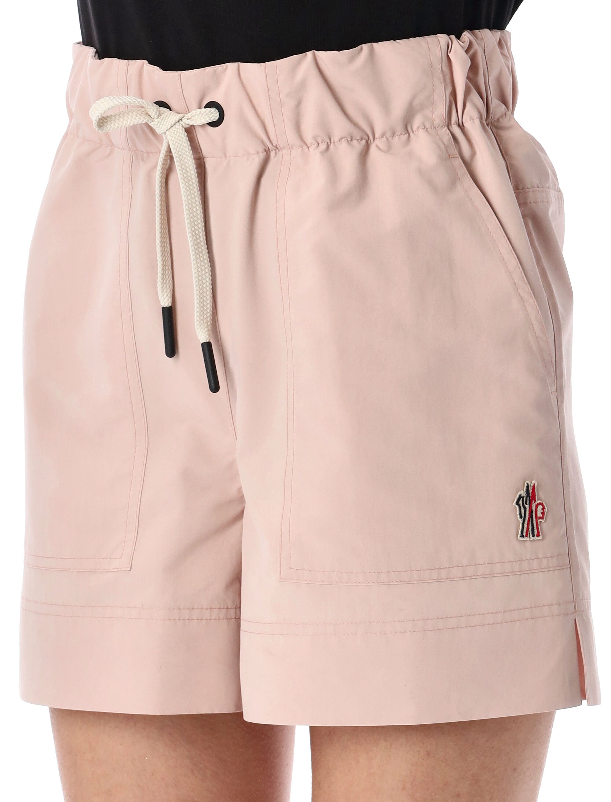 MONCLER GRENOBLE Technical Froissé Mini Shorts