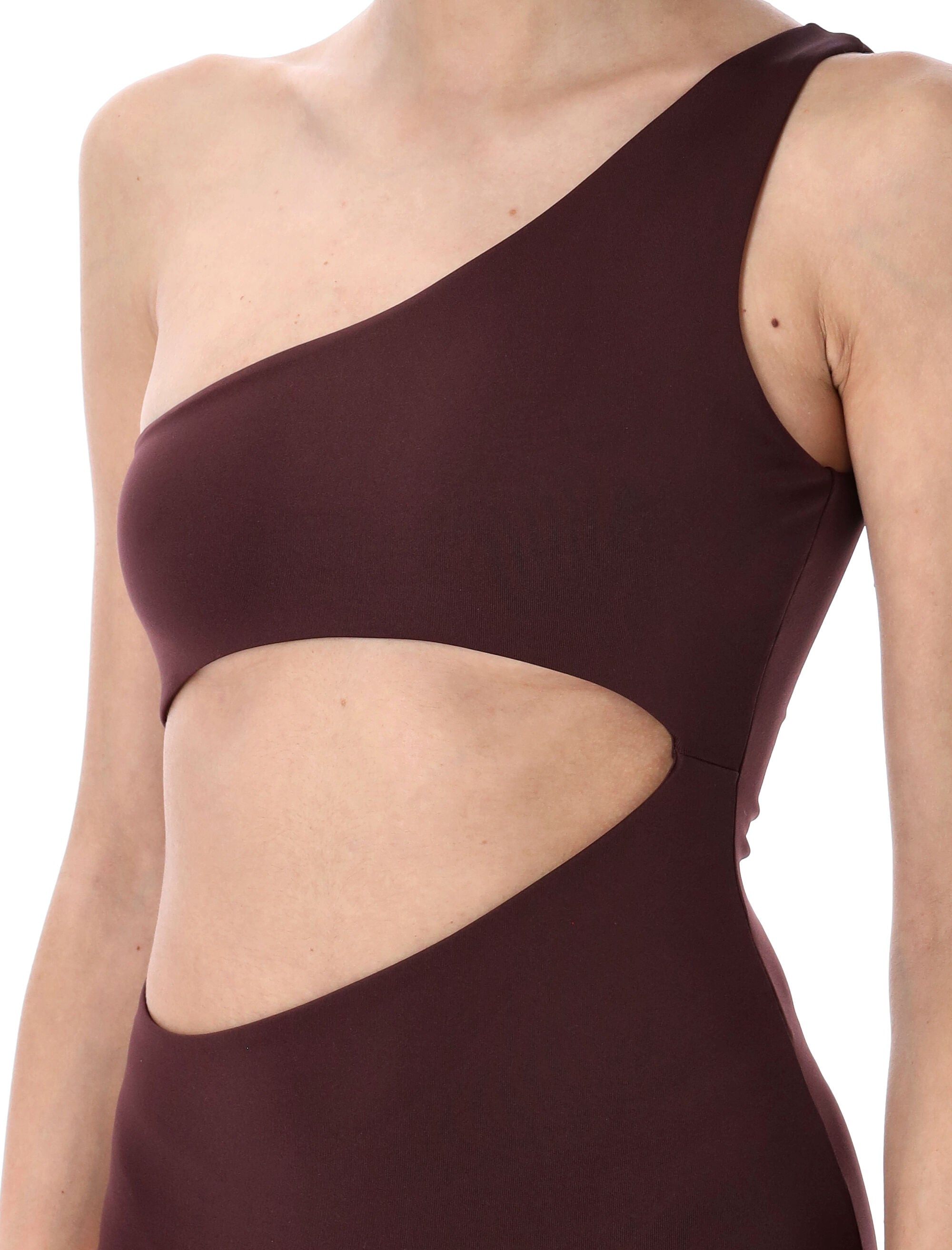 MAGDA BUTRYM One-Shoulder Asymmetric Mini One-Piece