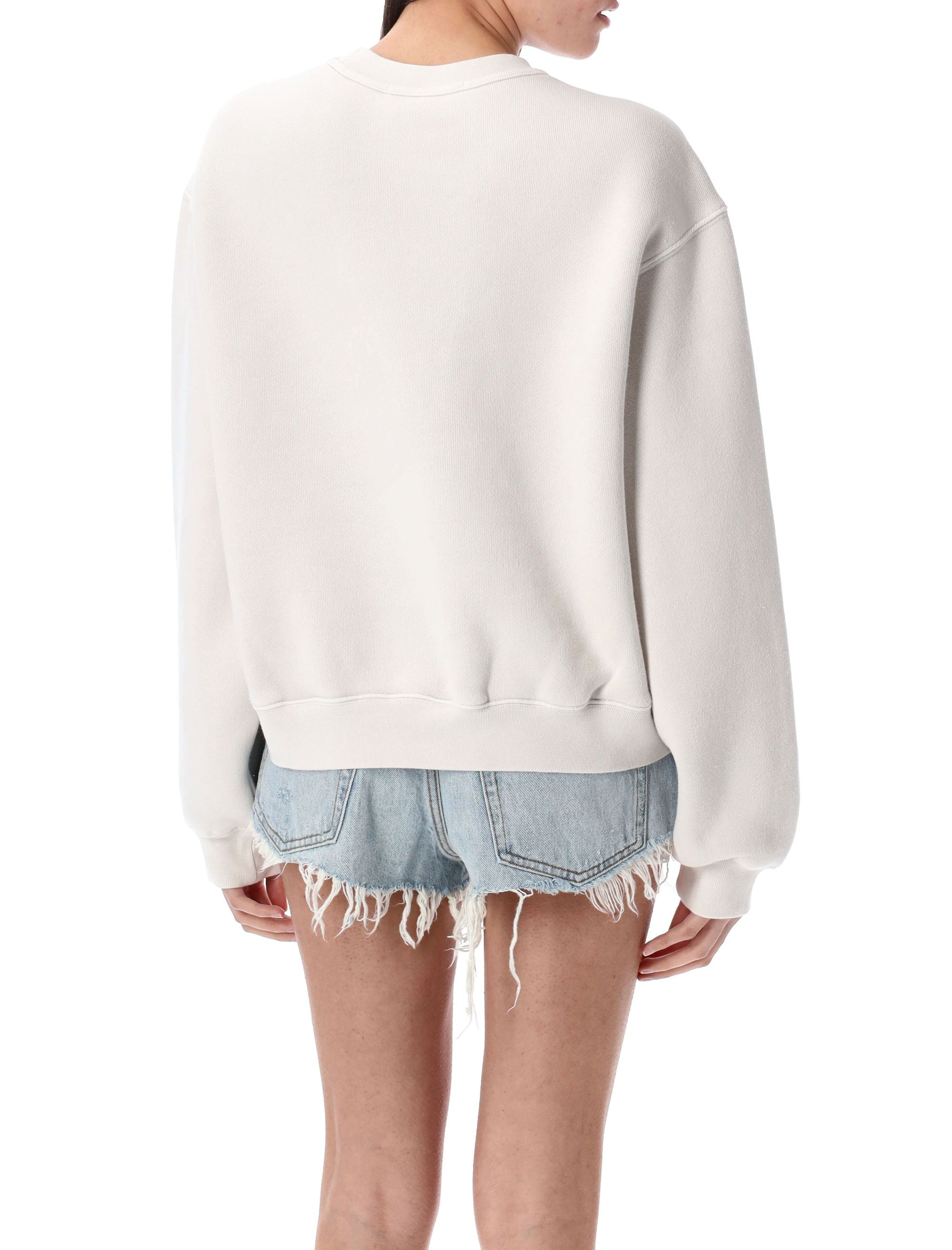 T BY ALEXANDER WANG Distressed Logo Sweatshirt - Size S