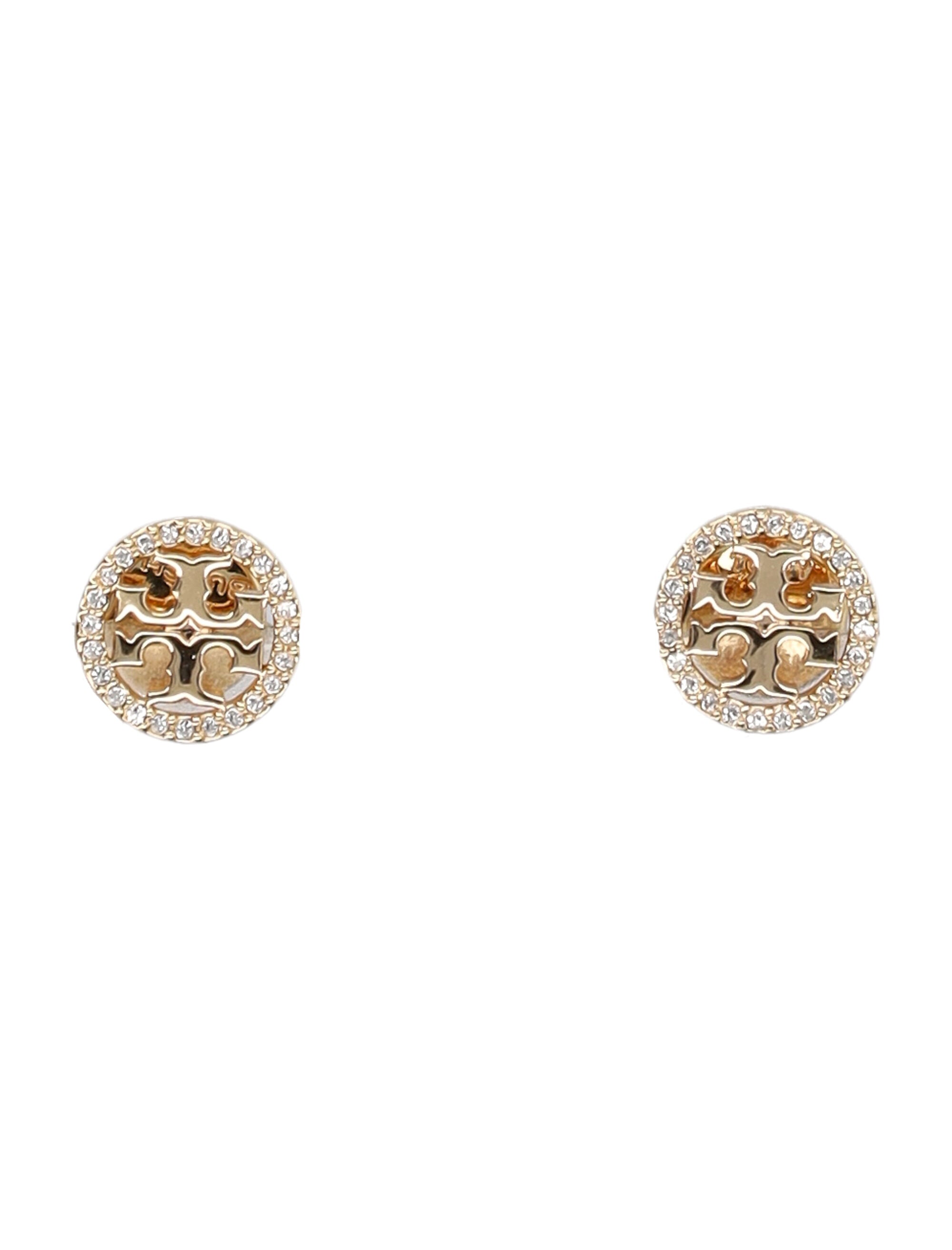 TORY BURCH Miller Pave Stud Earrings